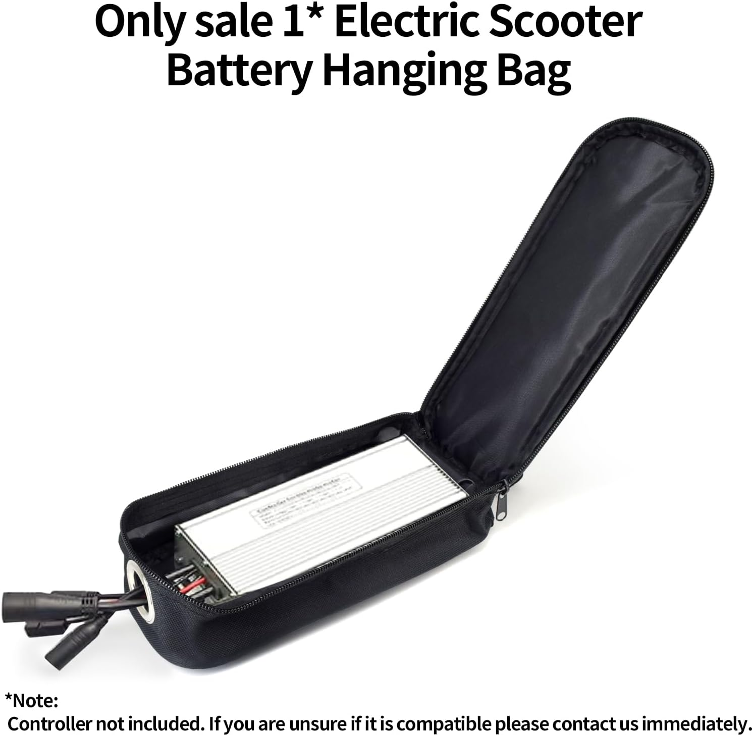 Ebike Controller Bag, Electric Scooter Battery Hanging Storage Bag, E-Bike Controller Battery Liion Bag for E-Bike Brushless Motor(27 * 9.5 * 7Cm) image number 6