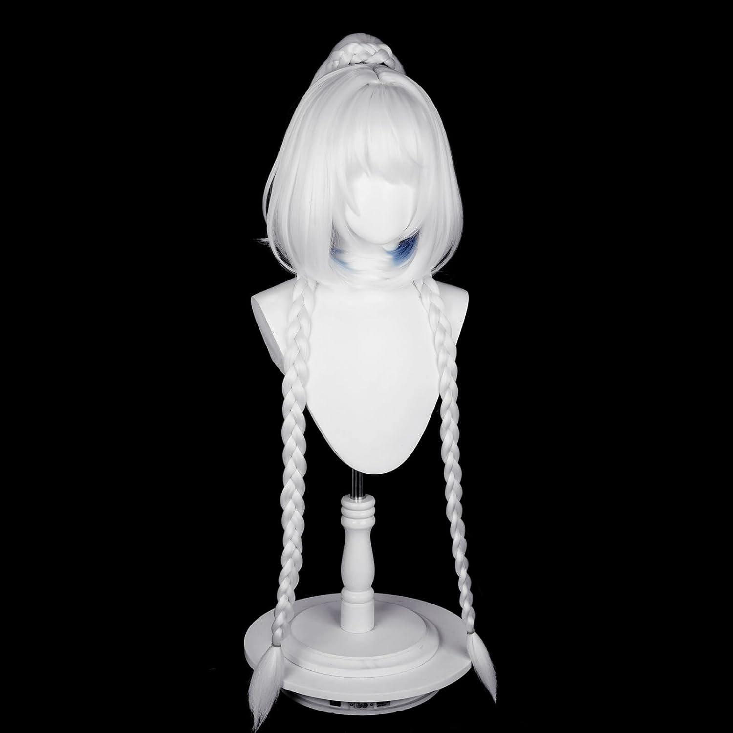 Anime Cosplay Wig Genshin Impact Wig with Two Wig Caps for Halloween, Party & Etc (Mualani Cosplay) - Eula image number 5