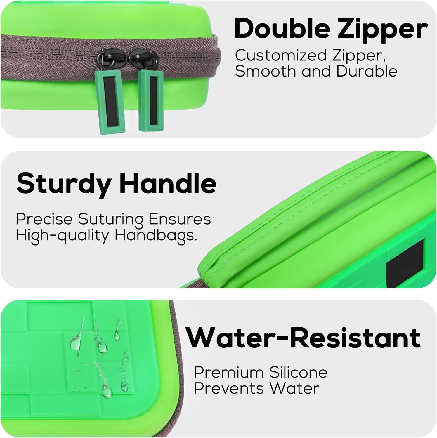 Tikodirect Carrying Case Accessories for Switch,Portable Travel Case with Soft Protective Case, Screen Protectors and Thumb Grip Caps, Green