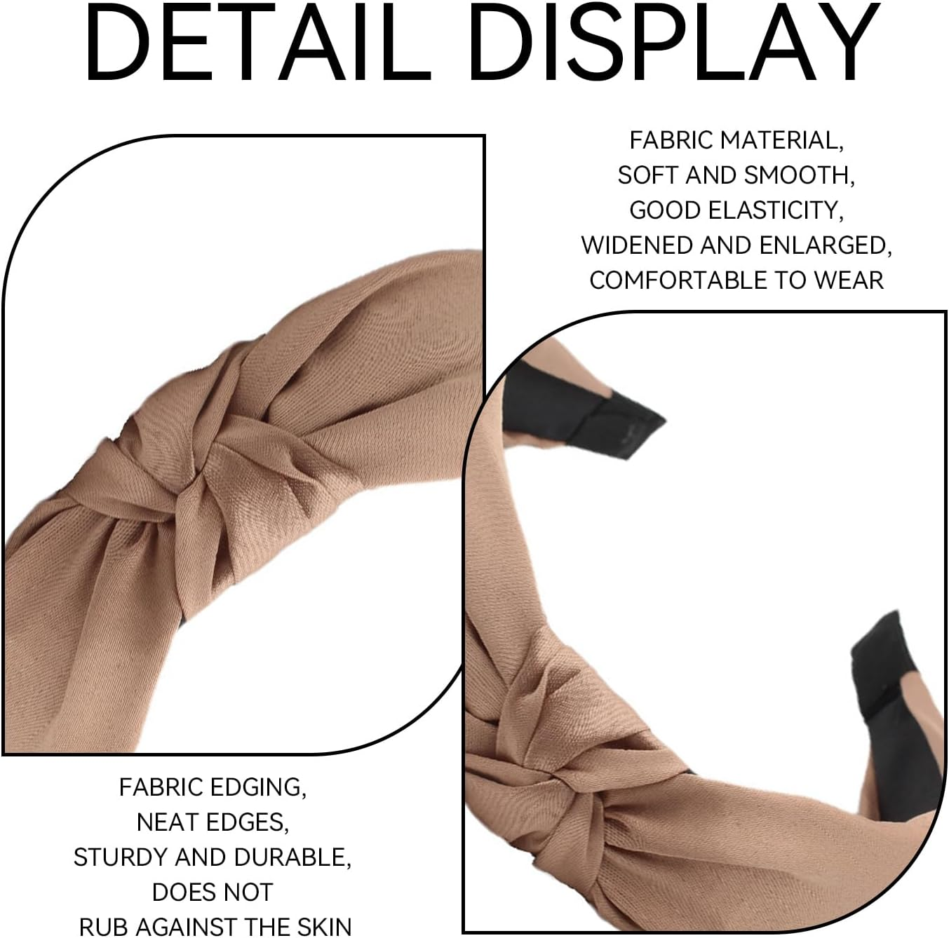 4-Piece Face Wash Hair Bands and 4-Piece Hair Rings Hair Fix Tools, Beauty and Skin Care Accessories, Suitable for Face Washing, Makeup and Spa Care