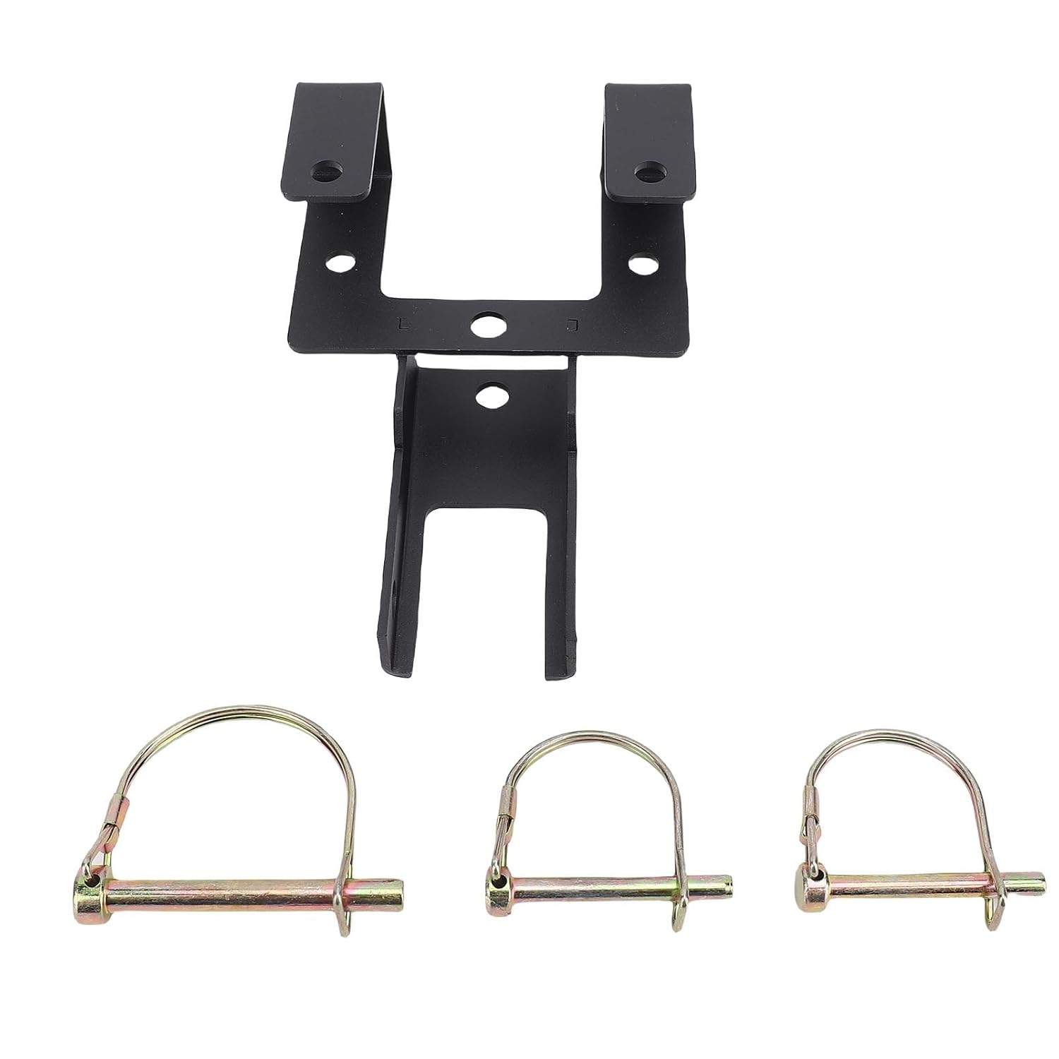 Universal Trash Can Coupler to Hook Multiple Wheeled Trash Containers Carbon Steel Construction, Wheeled Garbage Bin Hauling Hook with Detachable Pin, Quick Cleanup image number 5