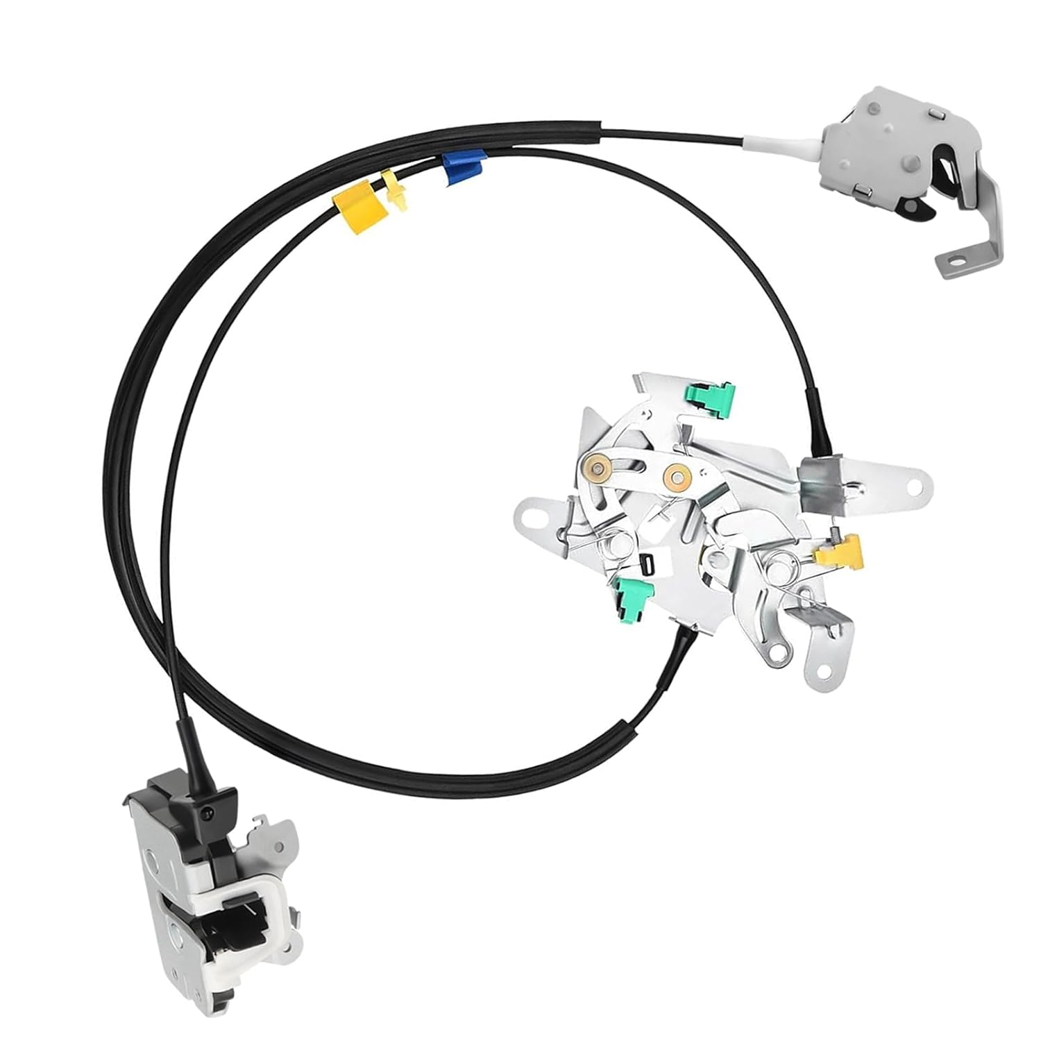 Rear Door Lock Latch & Cable Left Driver Side for 1999 2000 2001 2002 2003 2004 2005 2006 2007 Ford F250 F350 F450 F550 Super Duty Upper and Lower Latches Assembly Replace 6C3Z-28264A01-A image number 5