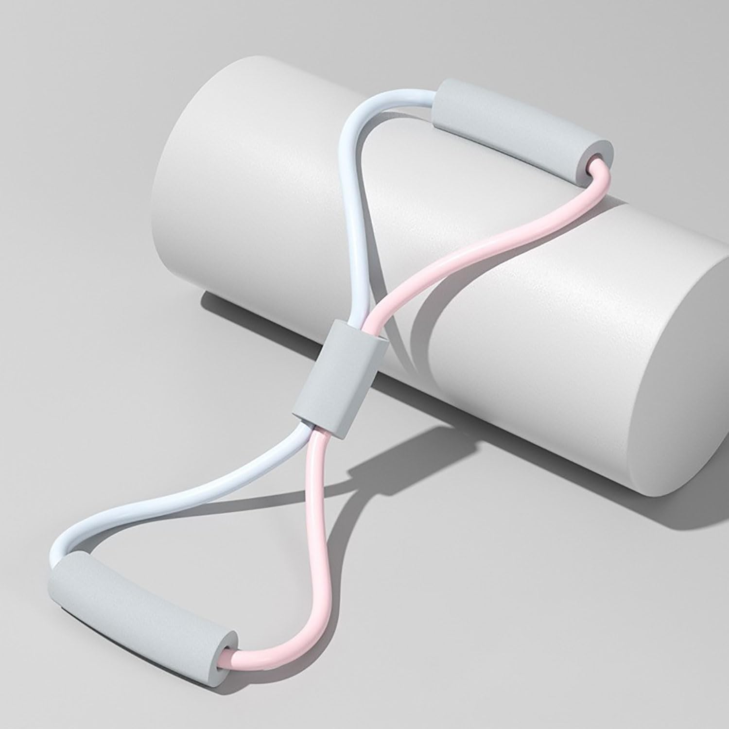 Yqkangzhu 3Pcs Figure 8 Resistance Bands, 8 Shaped Yoga Resistance Band, Stretch Fitness Band, Elastic Exercise Bands for Chest Arm Back Shoulder, Expander Equipment for Home Gym Workout, Pilates image number 2