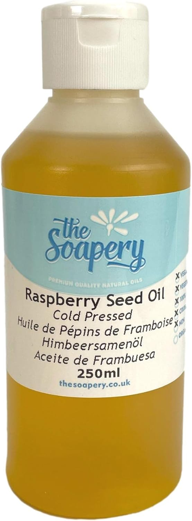 Red Raspberry Seed Oil 250Ml - 100% Pure Cold Pressed