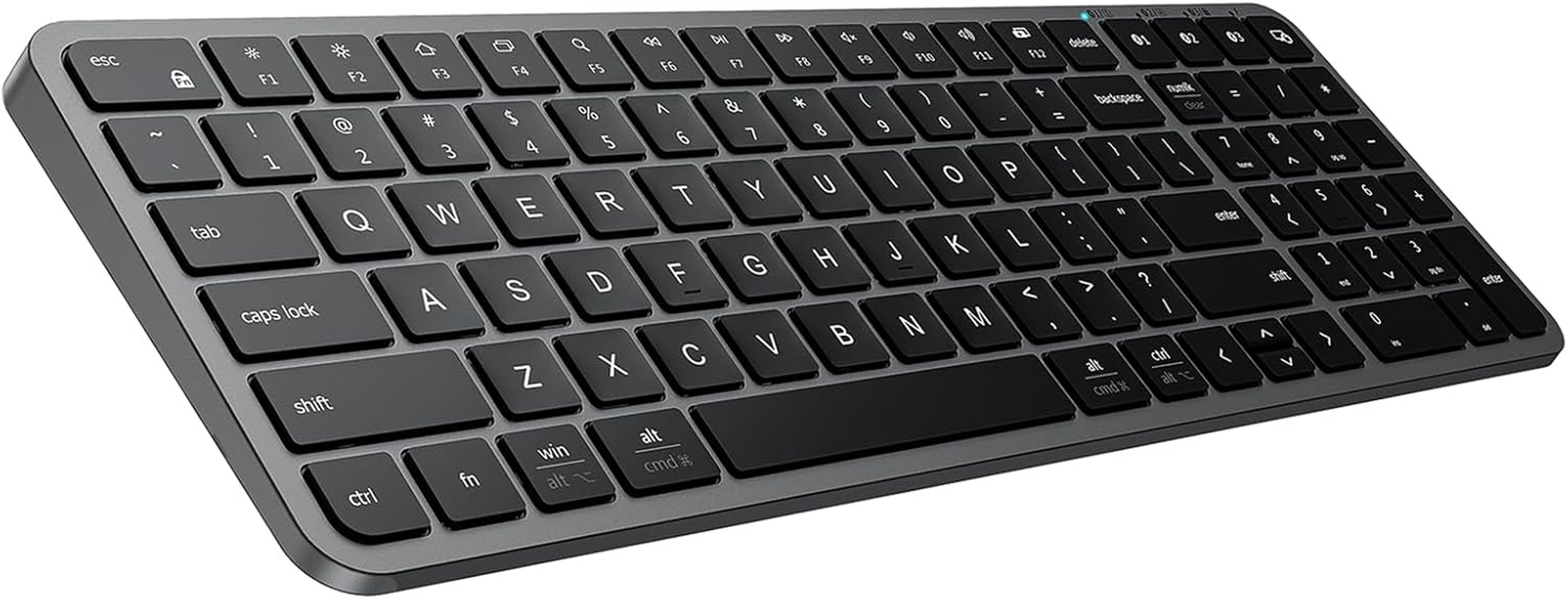Iclever BK20 Bluetooth Keyboard, with Numeric Keypad, Multi-Device Rechargeable and Stable Connection Compact Size Wireless Keyboard for Macbook, Laptop, Ipad, Tablet, Windows