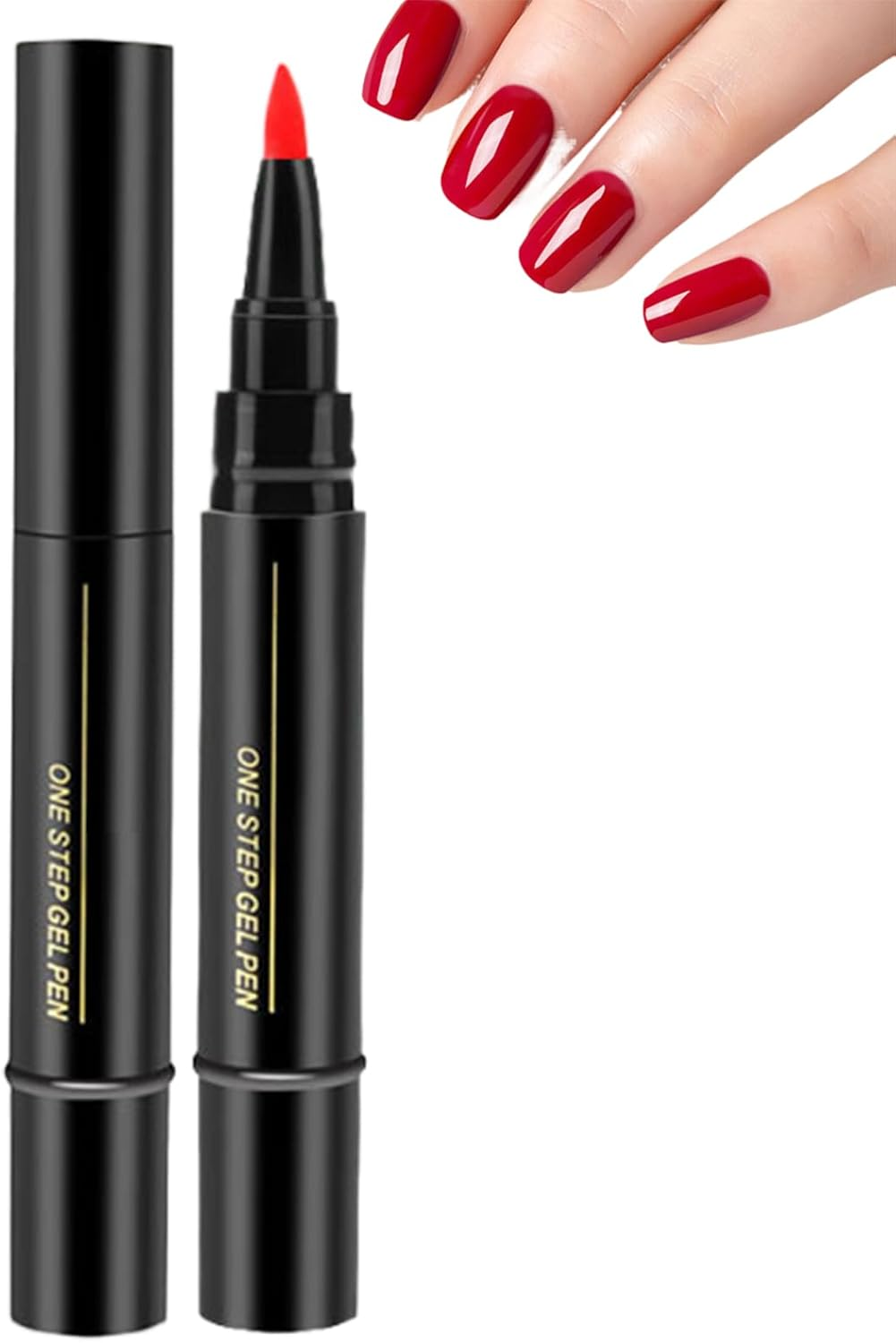 Nail Polish Pens, Nail Varnish Pens for Real Nails, DIY Naill Varnish Pen, Quick Dry Naill Polishs Pen, for Girls and Ladies, Easy Apply No Base Coating Required - 02 image number 2