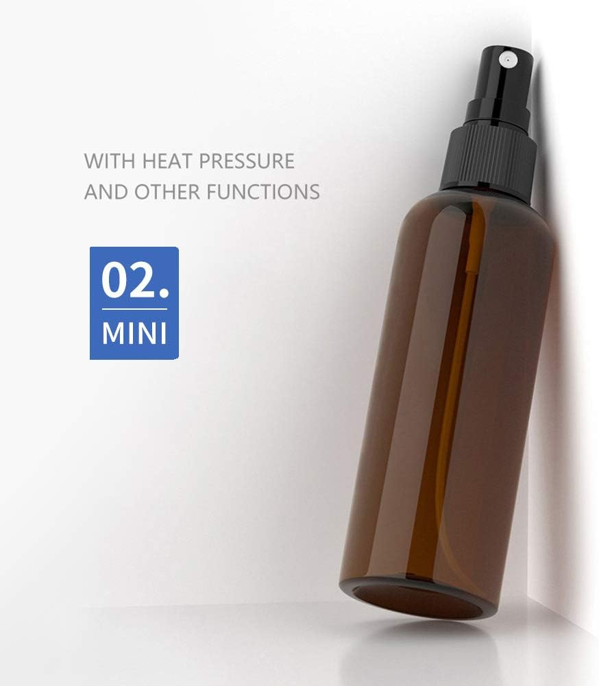 VOANZO 10PCS Empty Plastic Spray Bottle 100Ml Fine Mist Travel Atomiser Set Refillable Travel Size Bottle Toiletries Liquid Containers (White) image number 4