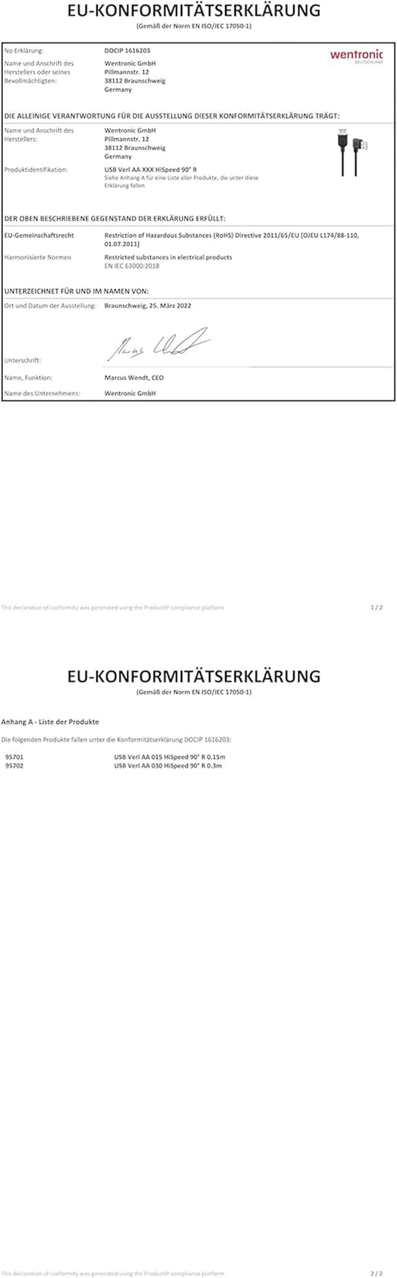 Goobay 15Cm USB 2.0 Extension Cable | 90-Degree Right-Turn Adapter (USB-A Male to Female) | High-Speed 480Mbit/S Cord for Tight Spaces on Laptops & Pcs | Black, 95701