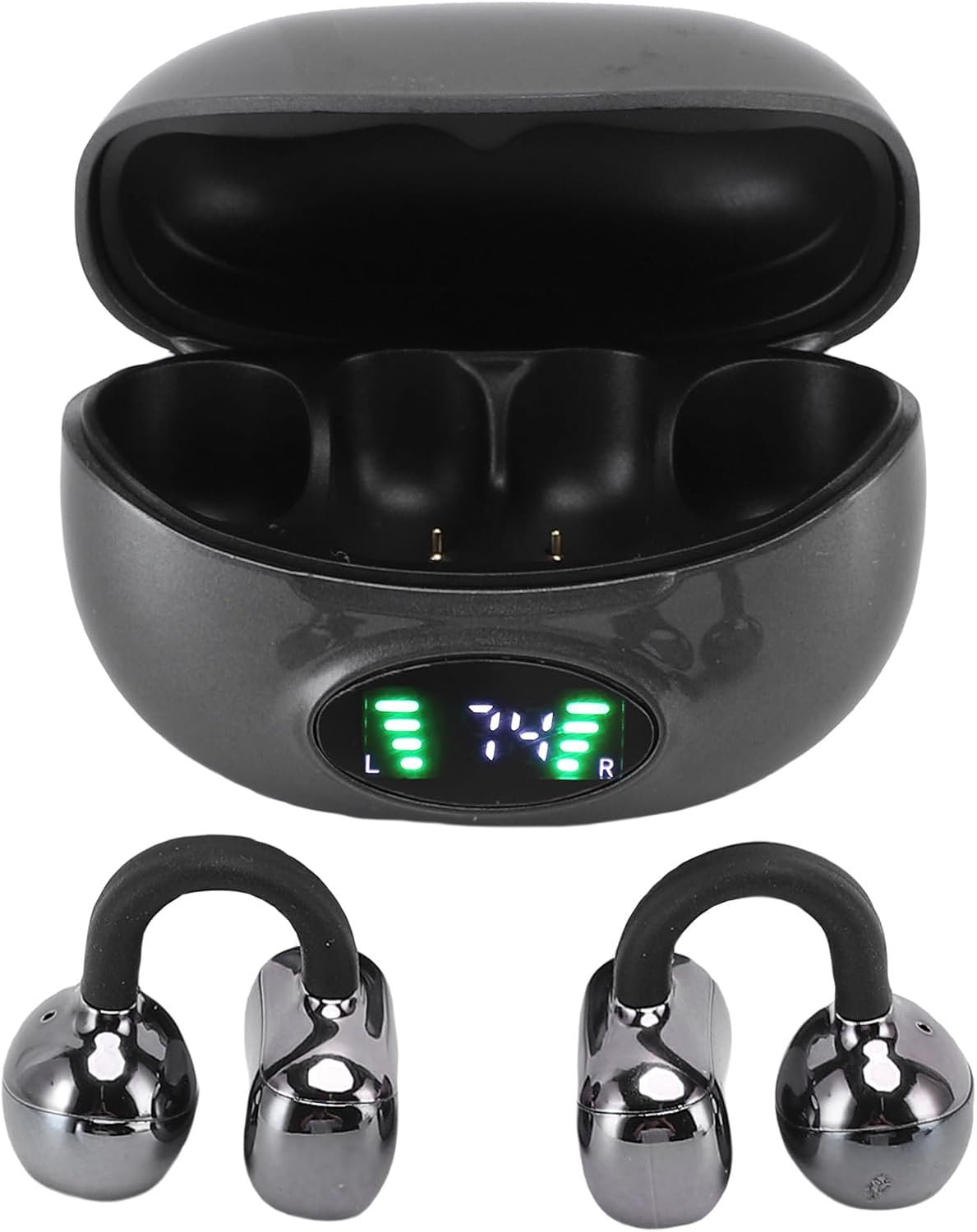 Depisuta AI Translator Earbuds Real Time, Bone Conduction Wireless Translation Headphones with 144 Languages & 4 High-Accuracy Translation Modes, for Business Travel Learning image number 3