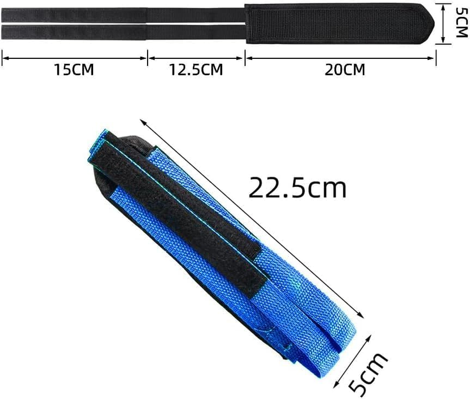 THJOPOKEEL Bike Pedal Straps, Set of 2, Heavy Duty Nylon Bicycle Footrest Strips, Adjustable Biking Accessory for Fixed Gear, Road BMX, MTB, Stationary Exercise Bike image number 3