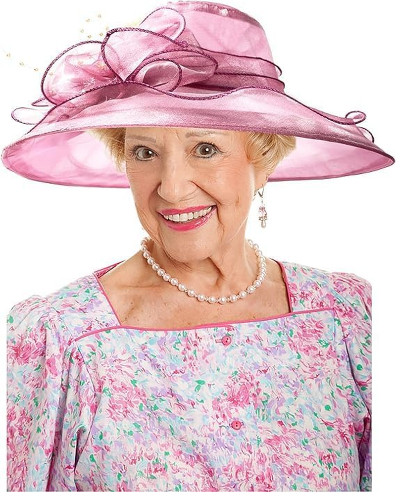 Fascinator Hat Tea Party Women Beach Hats Horse Racing Fascinators Church Tea Party Topper Hat image number 3