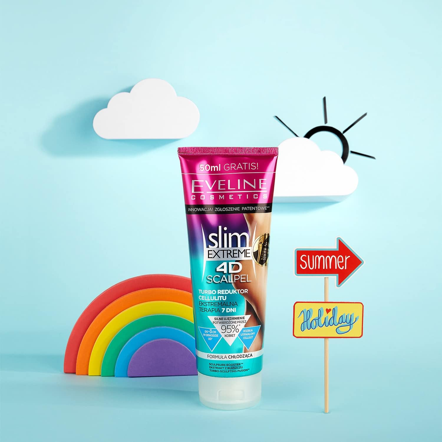 Eveline Cosmetics Slim Extreme 4D Scalpel | 250 Ml | Turbo Cellulite Reducer | Reduces Fat Layer | Extreme Therapy 7 Days image number 2