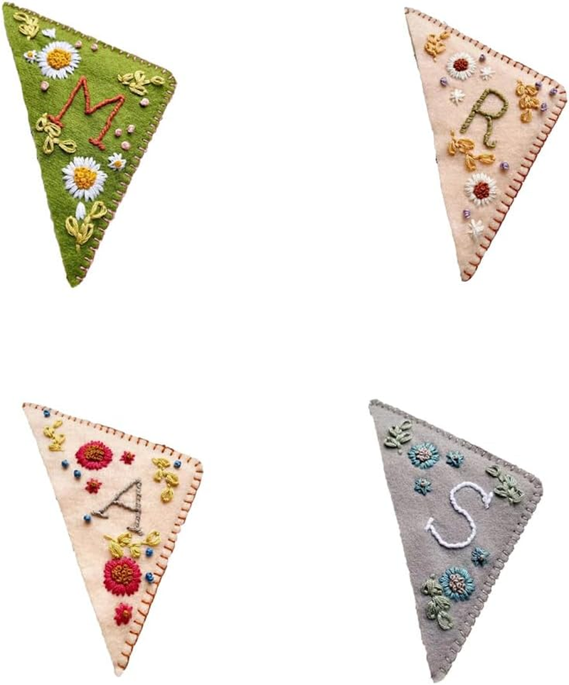 Stylish and Practical Hand Embroidered Corner Bookmark Gift Cloth Functional Decoration Book Lovers Sleek for Students, Autumn, A image number 6