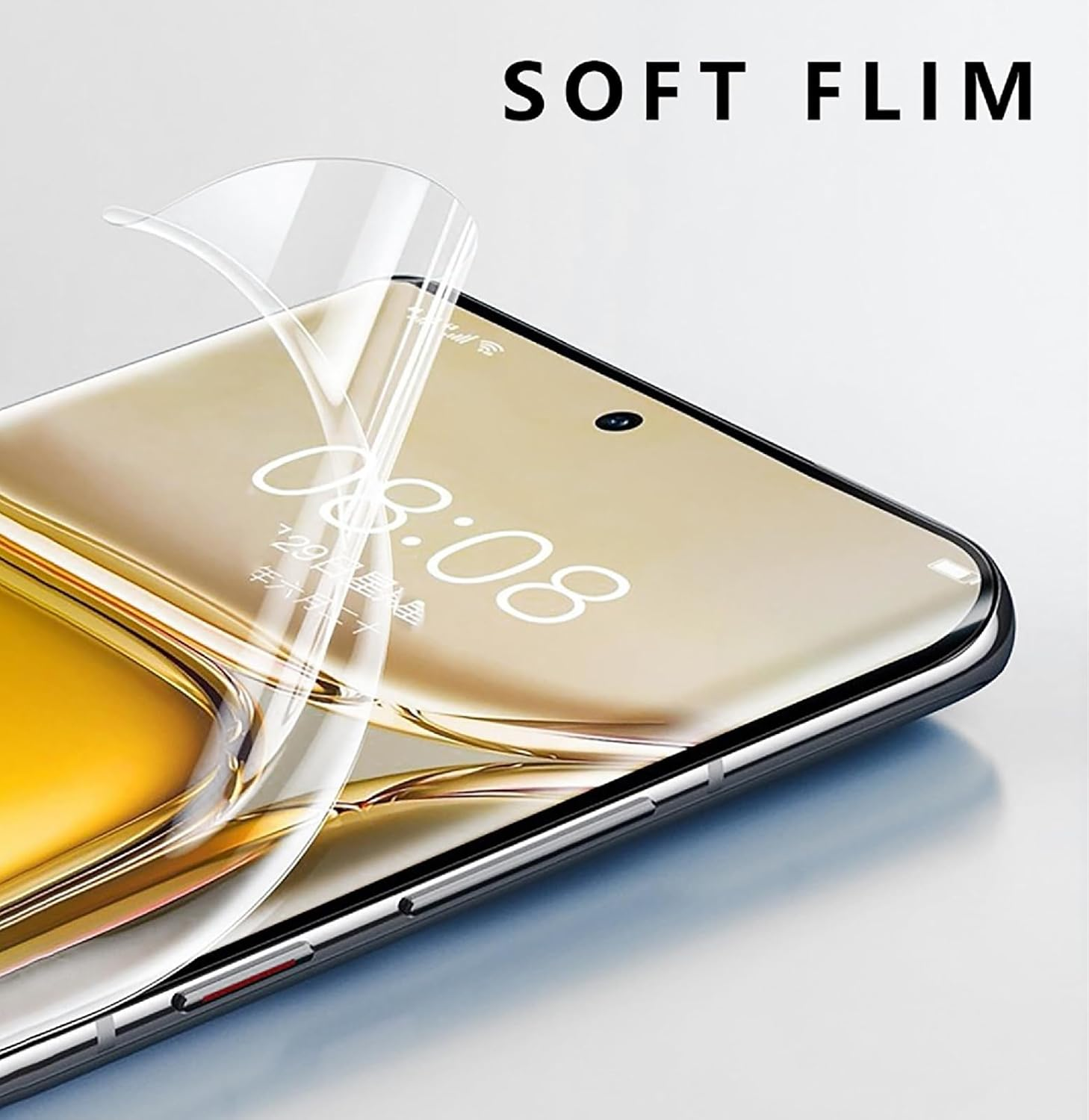 GIOPUEY Pack of 3 Screen Protectors Compatible with Vivo X Fold 5, Ultra Thin Flexible TPU, Scratch-Resistant, Compatible Case, Oil Resistant, Smooth - Clear