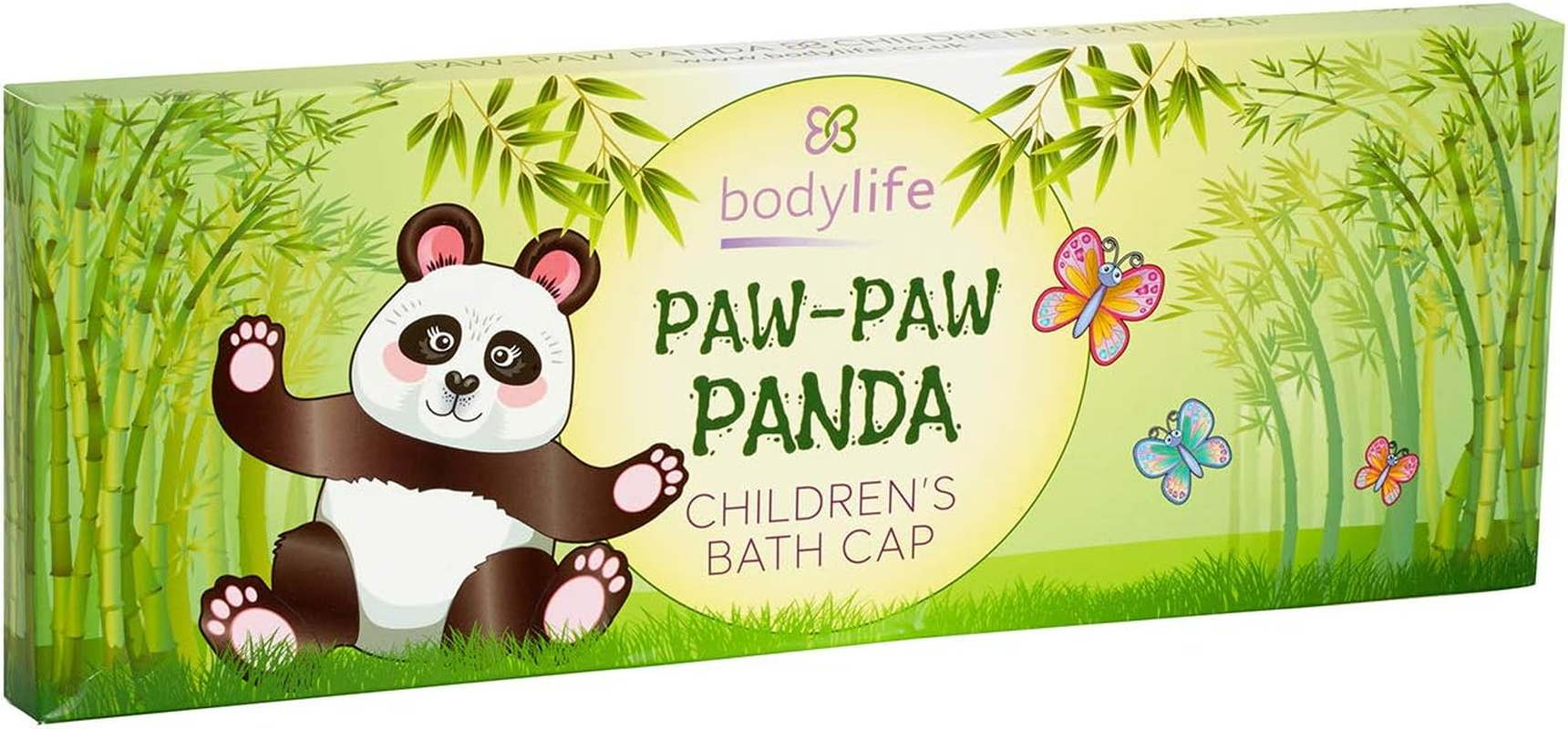 Bodylife Shower Cap Bath Cap Kids Paw Paw Panda Double Layered 26Cm image number 1