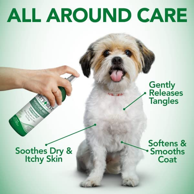 Vet'S Best Moisture Mist Dog Dry Skin Conditioner| Dog Conditioner and Detangler Spray | Relieves Itchy Skin, Refreshes & Soothes | 16 Oz image number 5