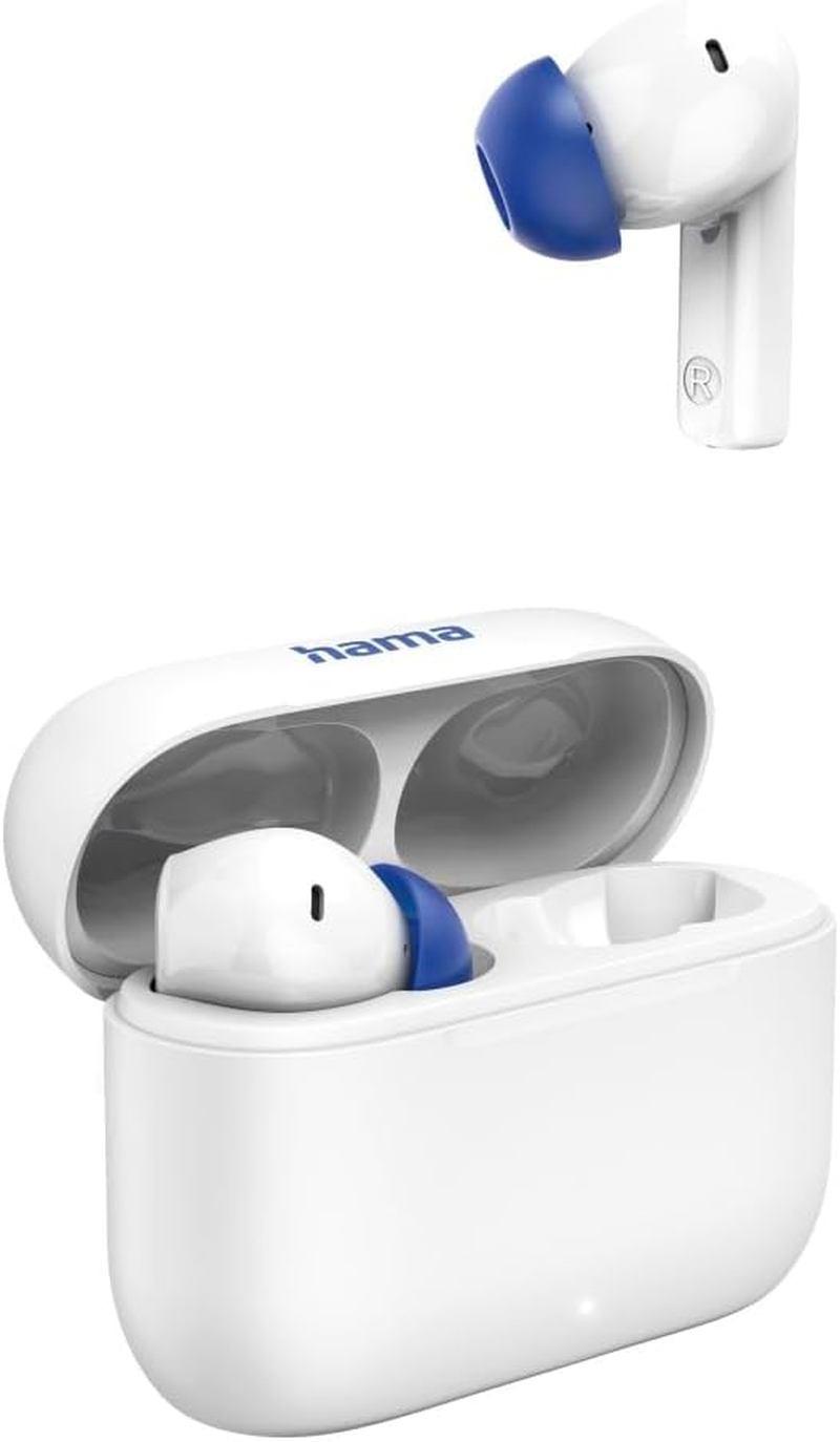Hama Bluetooth Headphones (Wireless, TWS Headphones, Active Noise Cancelling, Earbuds with Charging Station, ENC, In-Ears, USB-C Fast Charging, Bluetooth Headset, App/Voice Control, Touch Control) image number 3