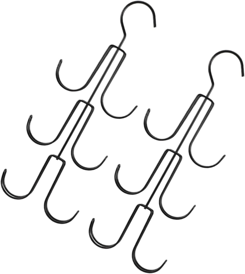 Cabilock Purse Organizer for Closet Bag Organizer Metal Handbag Hanger Sturdy Storage Rack Practical Purse Holder for Closet 2Pcs