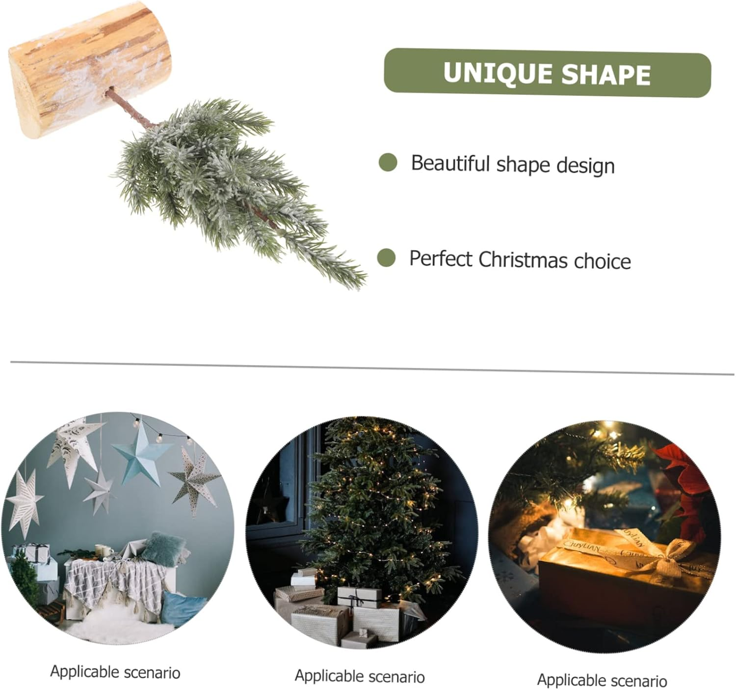 Christmas Tree Decoration Lifelike Small Snowy Xmas Tree for Holiday Party Tabletop Decor image number 2