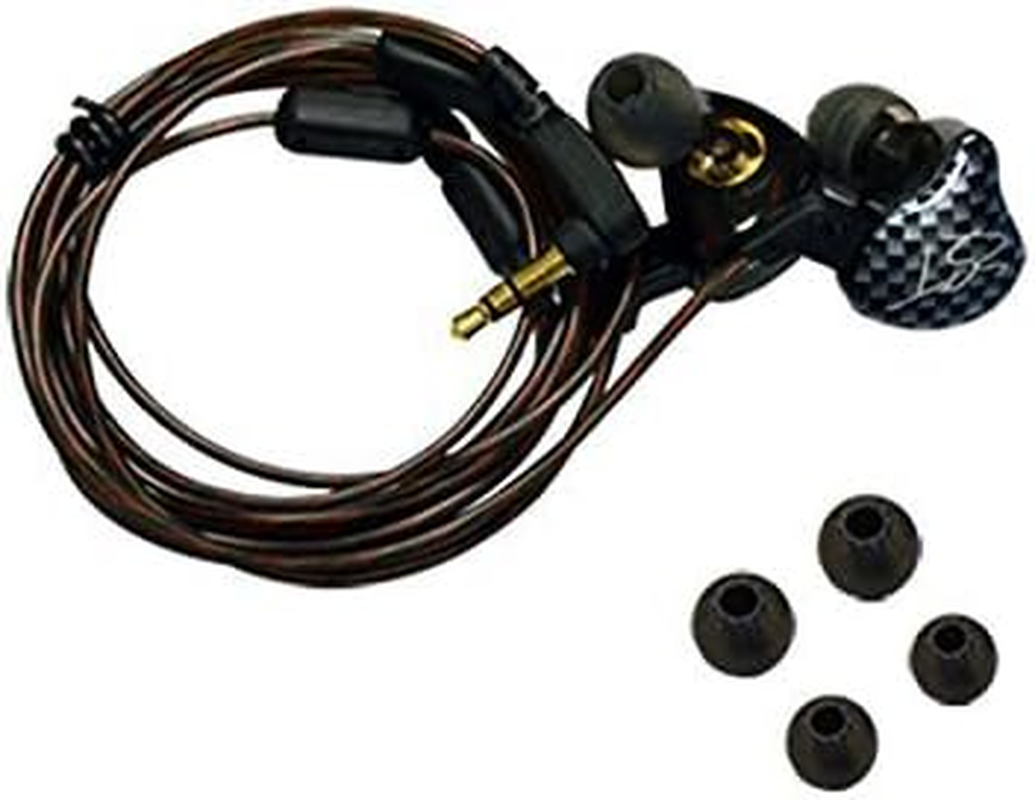 KZ ZST Earbuds Dynamic Hybrid Dual Driver in Ear Earphones (Without Mic, Black) image number 2