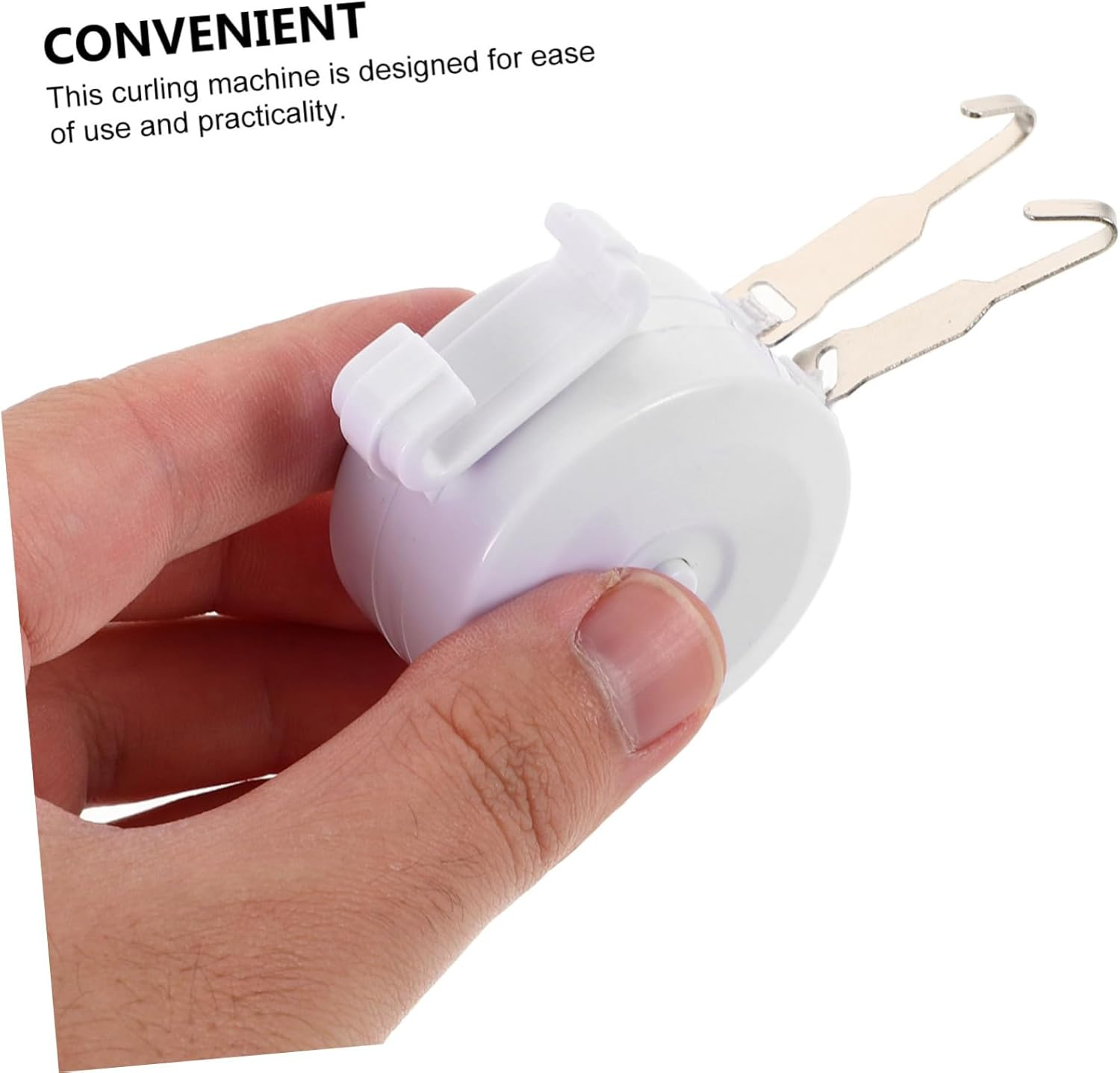 Healeved Digital Hair Curler with Angle Easy Operation Pull-Wire Hair Types for Effortless Waves and Curls image number 1