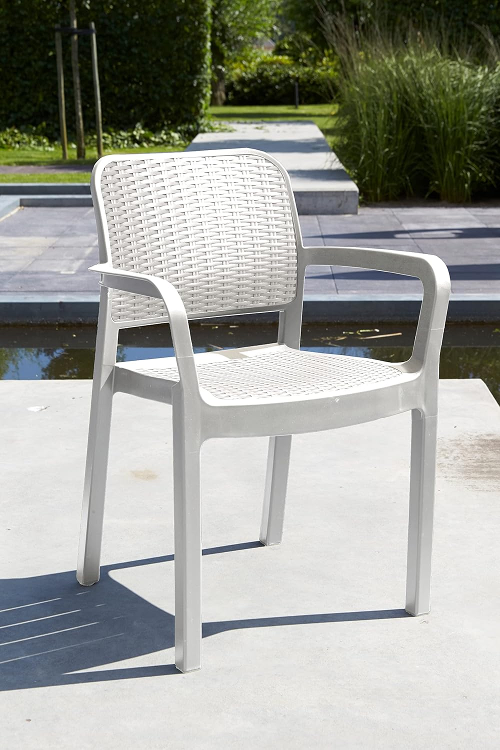 Keter Bella Garden Chair, White image number 4