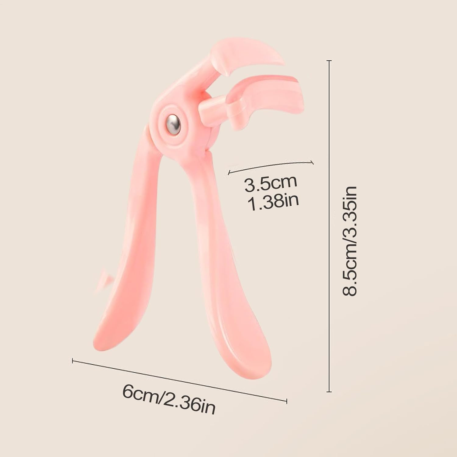 Eyelash Curler Small,Long-Lasting Lash Curler | Manual Lash Styling Tool for Travel, Wide Angle Eyelash Curling Product image number 5