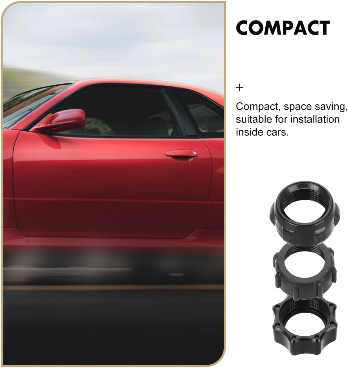 Mobestech 15Pcs Ball-Joint Fixed Adapter Tightening Ring Car Mount Screw-On Head Bracket Phone Holder Nut Wireless Charging Accessory for Secure Installation image number 4