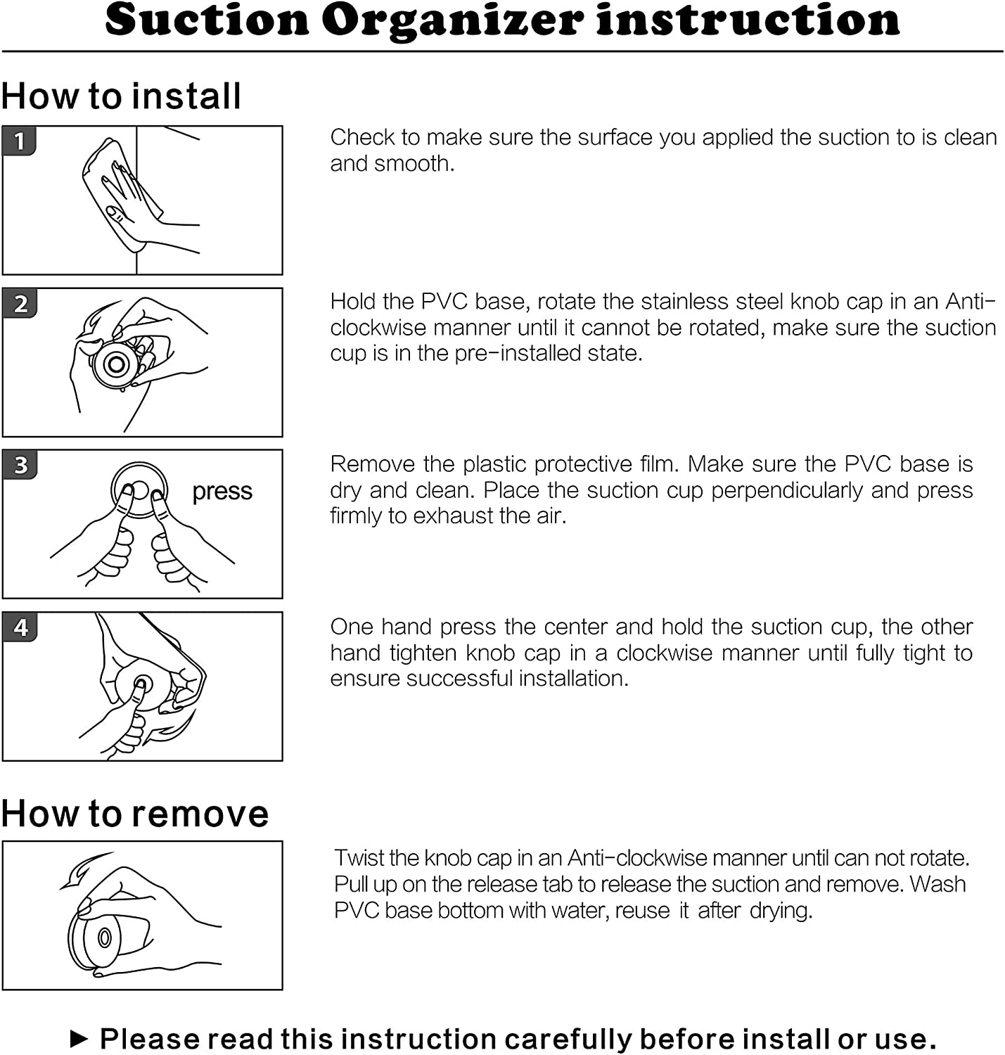 JOMOLA Suction Cup Shower Hook for inside Shower Towel Hooks with Suction Cup Holder Kitchen Utensil Storage Organizer for Bathroom Towel Hanger Stainless Steel Brushed Finish, 2PCS image number 4