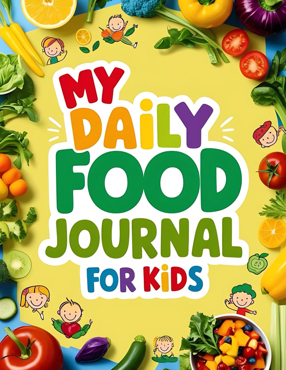 My Daily Food Journal for Kids: Fun Meal Planner & Food Tracker | Encourage Healthy Eating Habits | 8.5" X 11" | 100+ Pages | Weekly Meal Plans & Daily Logs