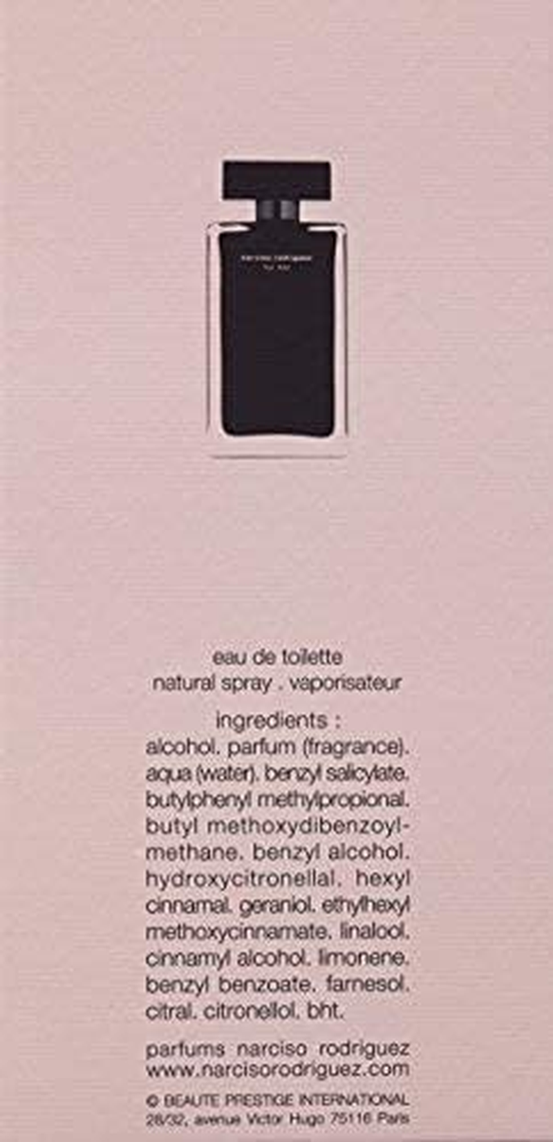 Narciso Rodriguez Narciso Rodriguez EDT Spray Women 3.3 Oz (Pack of 2) image number 2