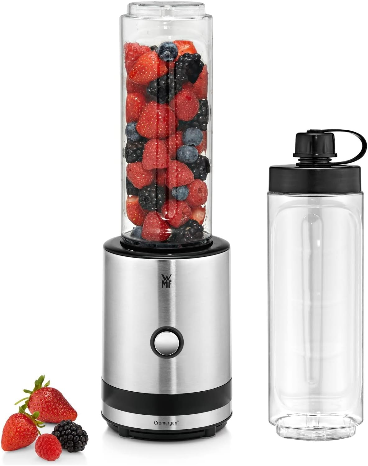 WMF CE "Kitchenminis" Smoothie-To-Go, Silver, 3-Piece