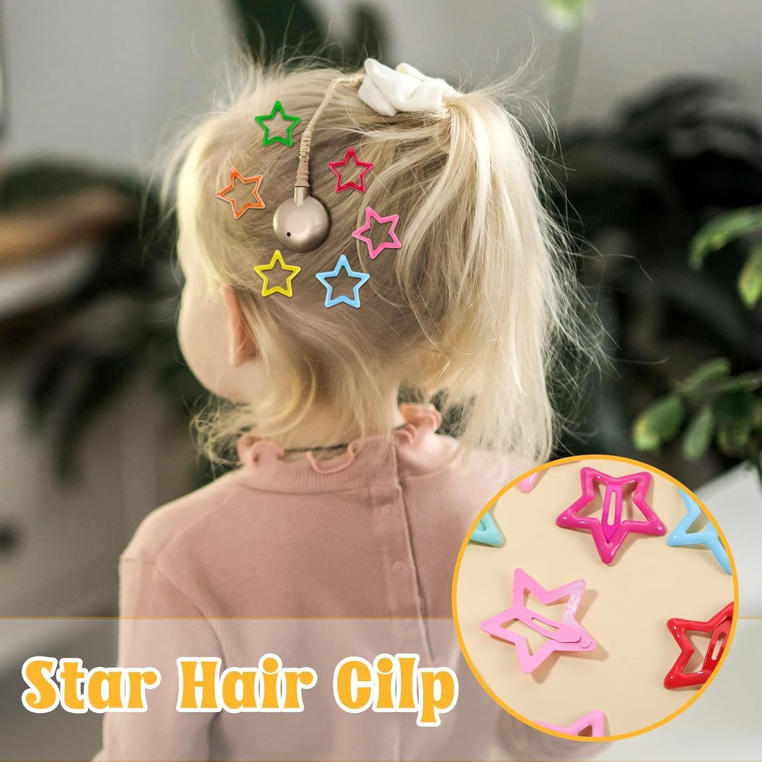 25 Pcs Metal Star Snap Hair Clips Red Cute Small Barrettes Non-Slip Hollow Hairpin Lovely Headpieces Barrettes Hair Accessories for Women Girls