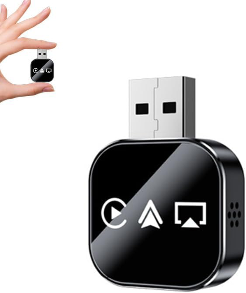 3 in 1 Wireless Adapter, Mini Plug and Play Car Adapter with Bluetooth 5.0 & 2.4/5Ghz Wifi, Compatible with Apple Carplay, Android Auto, Stable Connection Low Latency image number 4