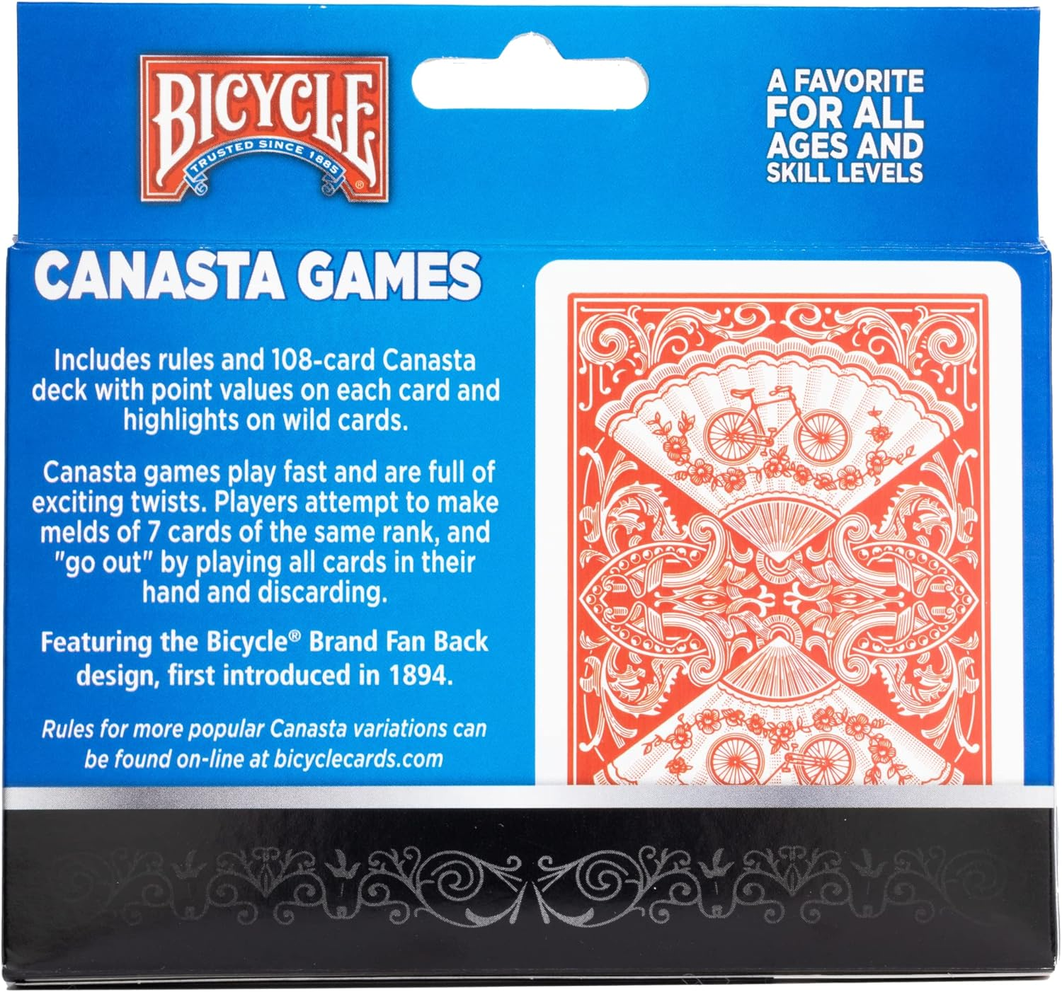 Bicycle Canasta Games Playing Cards image number 6