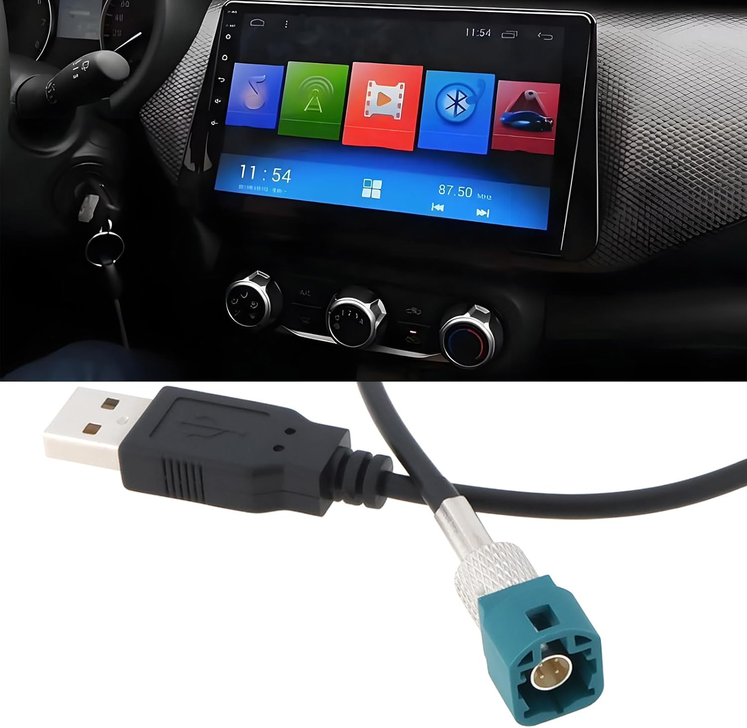Car Most Hosts USB to HSD LVDS Adapter Cable 30Cm for Car Audio Navigation image number 4