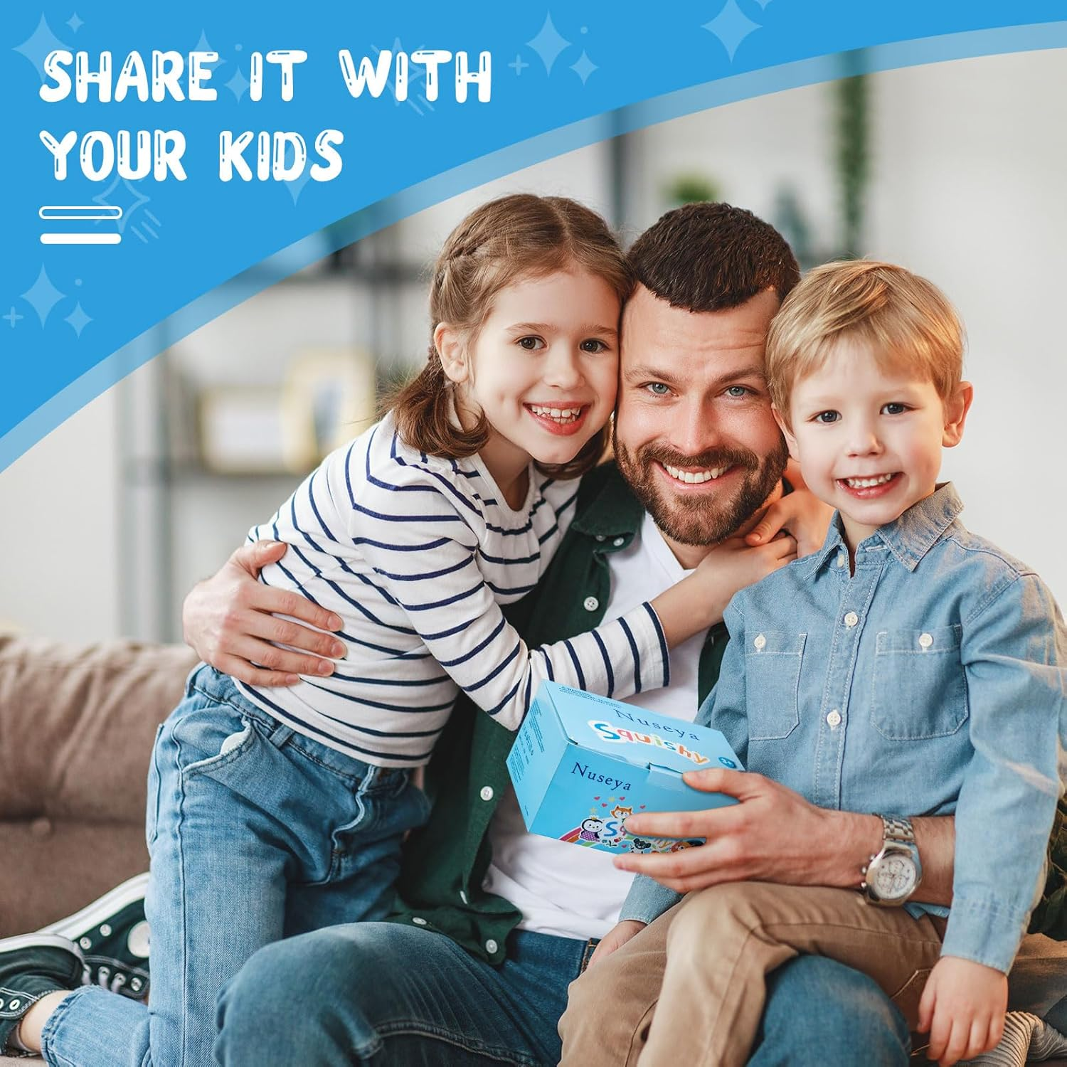 42 PCS Squishy Fidget Toys Sensory Stress Ball Bulk Pack Squeeze Party Favor Giveaways Idea with Delicate Box Individually Packaged No Duplicates