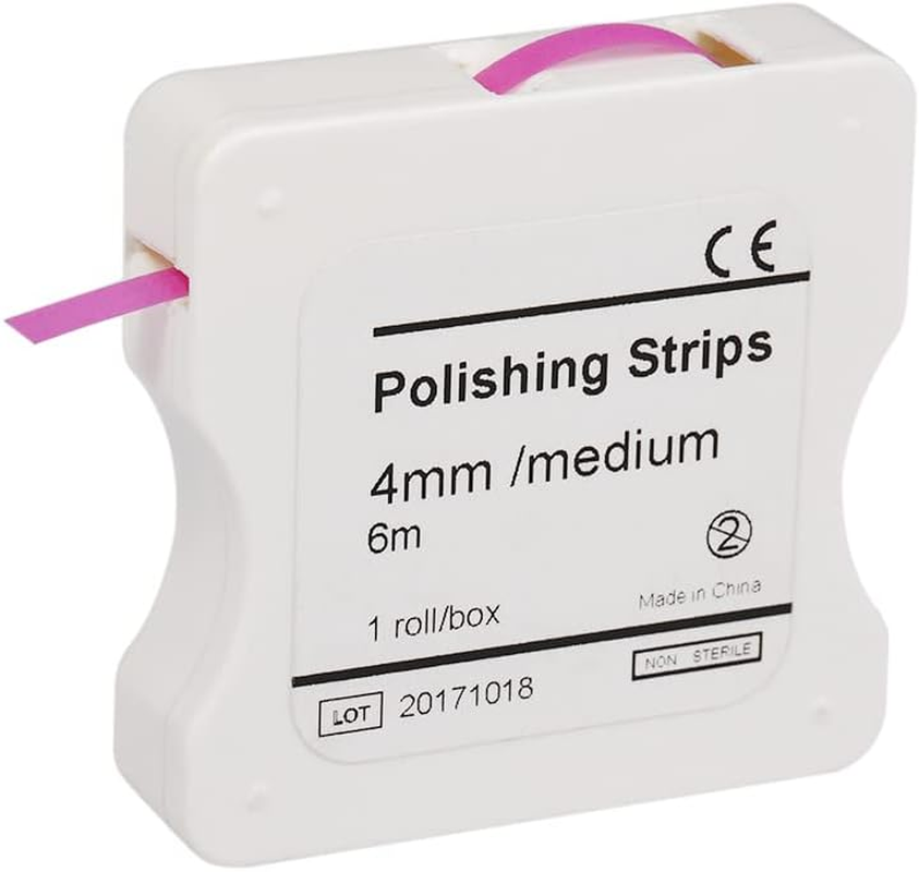 RAYWE 1Roll/Box Dental Polishing Strip 4Mm Resin Tooth Interdental Sanding Grinding Whitening Teeth Surface Dental Tool