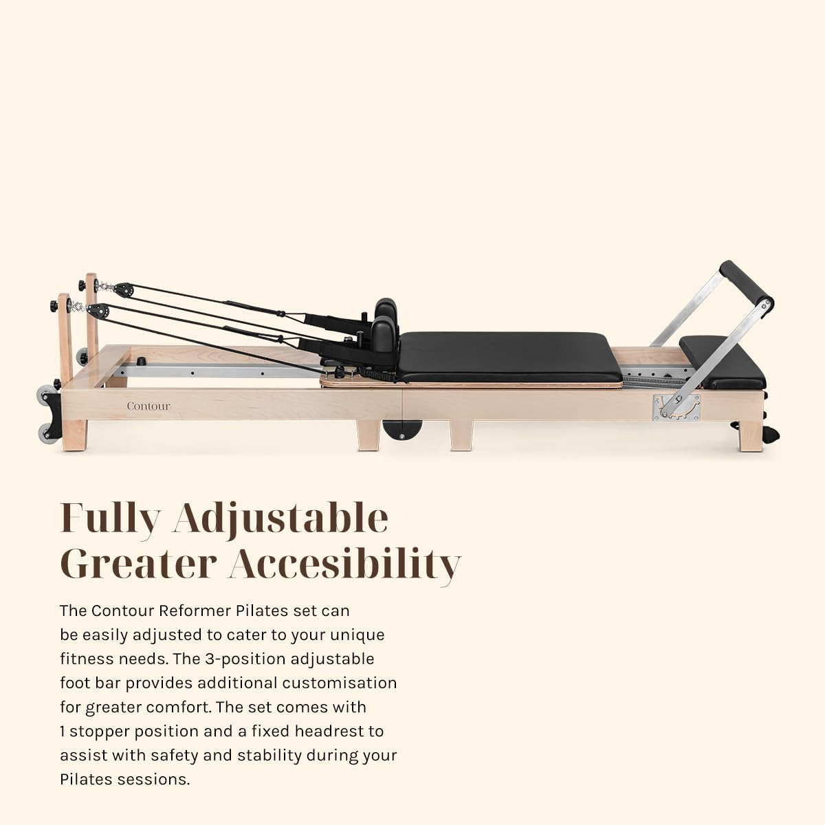 Lifespan Fitness Contour 2 Folding Wooden Pilates image number 1