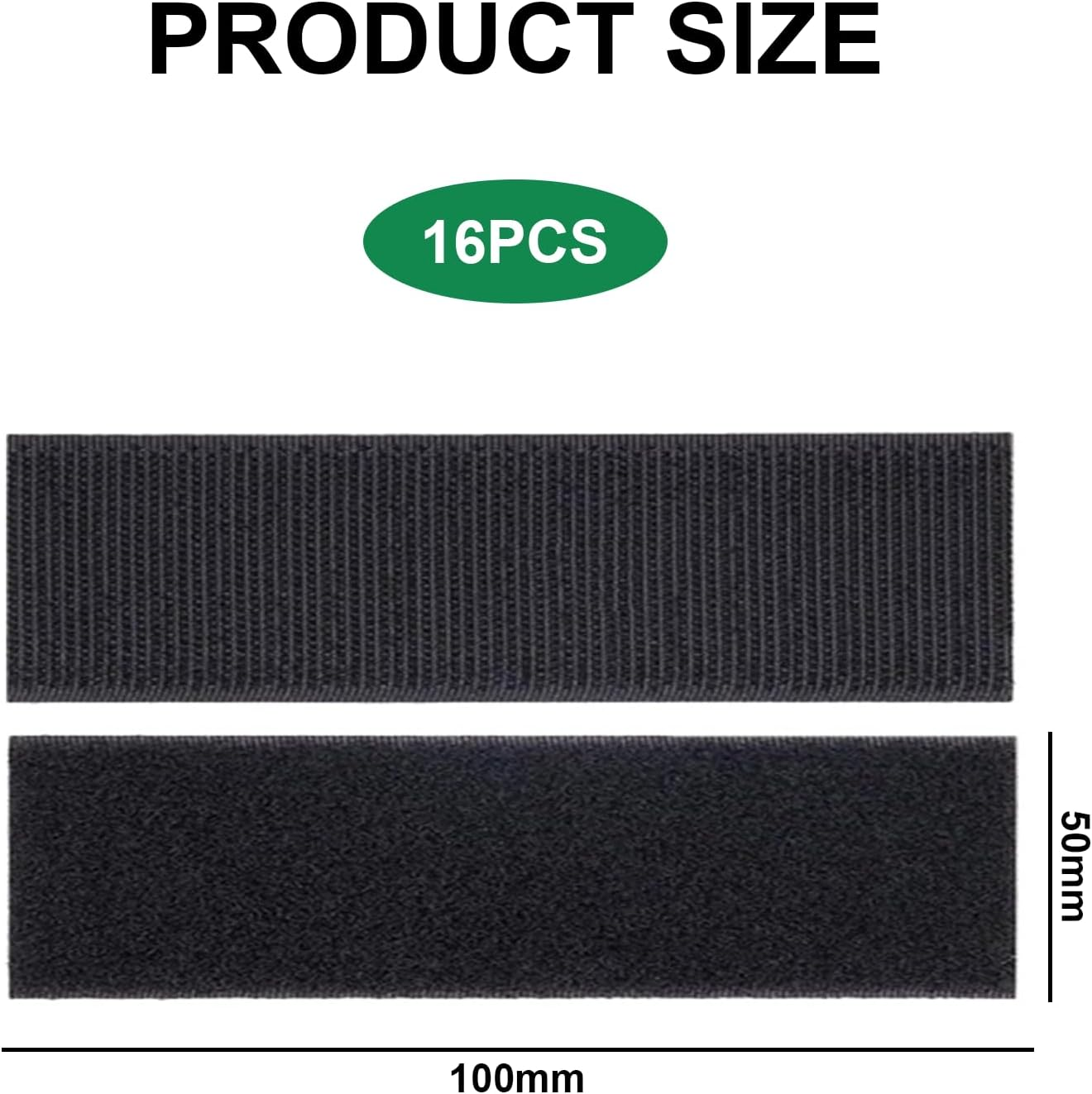 16 Sets Velcro Tape,Velcro Dots for Office, Home Carpet, Sofa Cushion, Etc. Heavy Duty Double Sided Tape (10Cmx 5Cm) image number 4