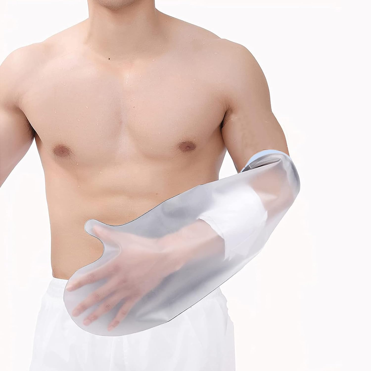 Waterproof Arm Cast Cover for Shower, Soft Comfortable Cast Shower Cover Cast Covers for Shower Leg after Surgery Cast Bag for Shower Reusable Adult Cast Protector