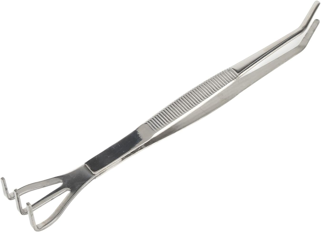 Bonsai Tool Made of Stainless Steel, 2-In-1 Root Rake Tweezers for Gardening, Ergonomic Design, Safe and Easy to Use image number 3