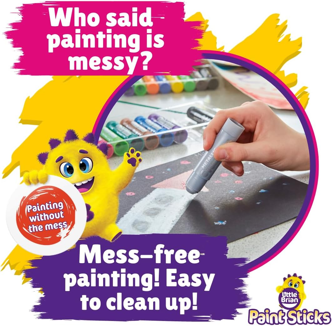 Little Brian Paint Sticks - Assorted 24 Pk image number 1