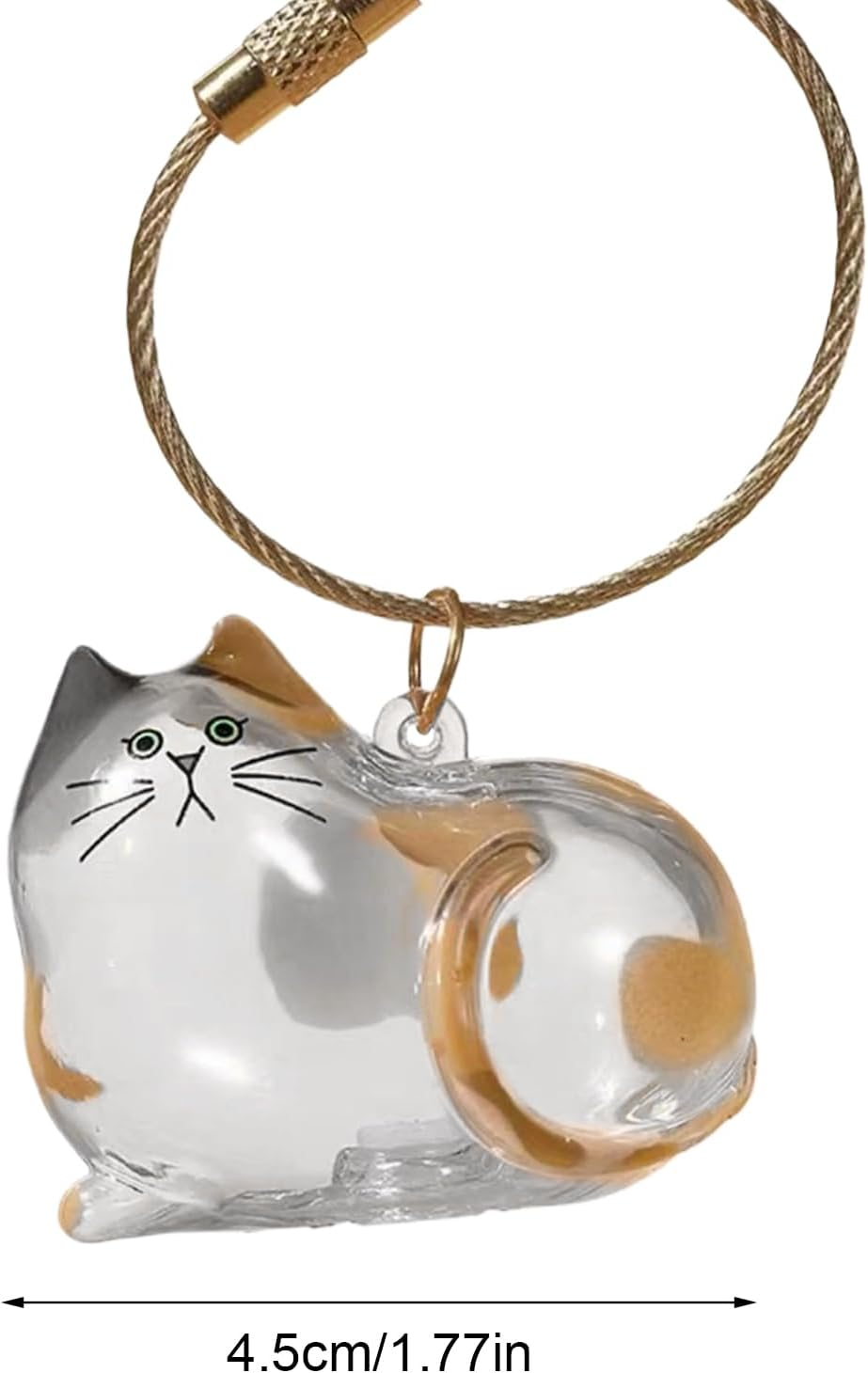 Transparent Cat Hair Storage Box, Cat Hair Storage Bottle, Pet Memorial Keepsake, with Meaningful Sympathy, Clear and Compact Design, 4.5Cm, for Friends & Family image number 3