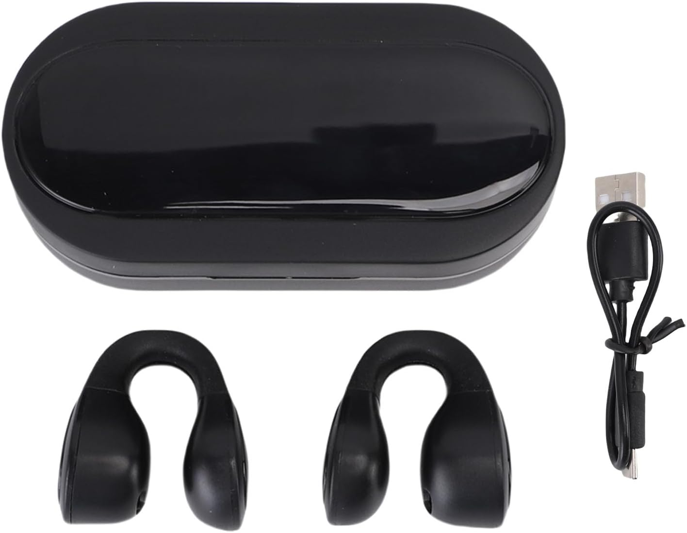 Asixxsix AI Translation Earbuds Real Time, 164 Language 3 in 1 Open Type Wireless Smart Translator Earbuds, Noise Reduction Headphones for Travel Business Learning image number 6