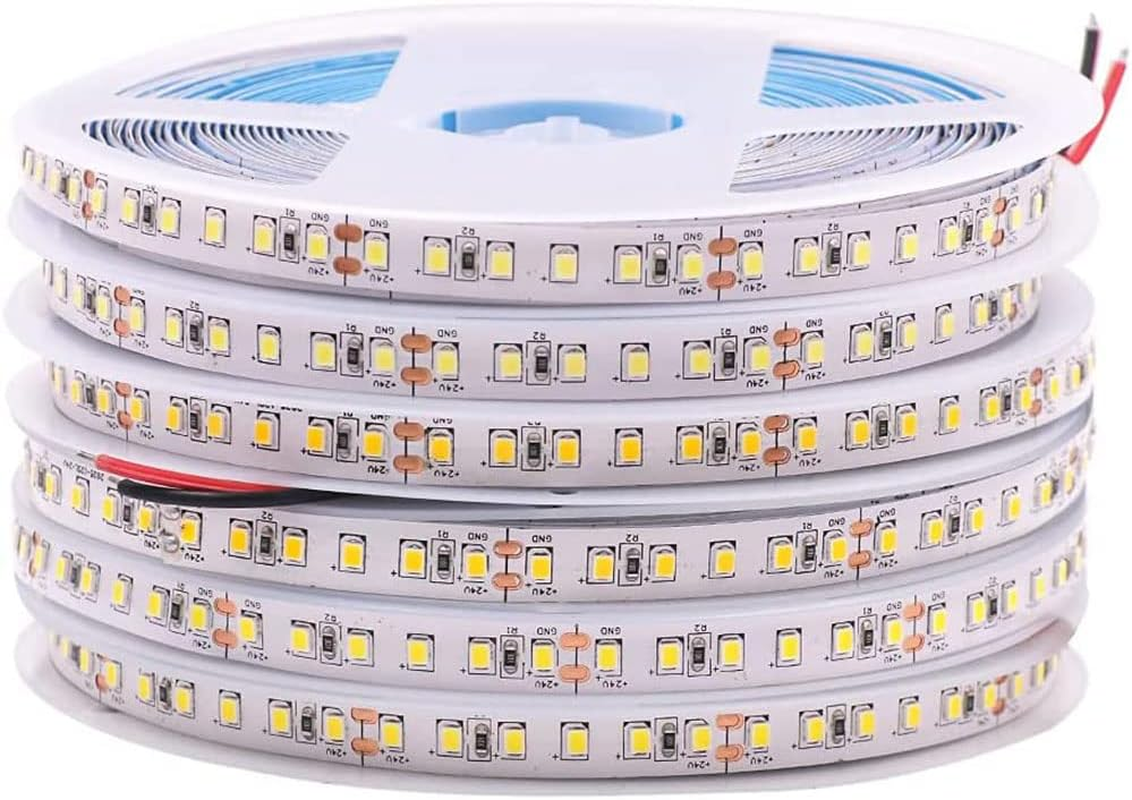 12V 2835 LED Strip 5M 10M 15M 20M Tape Light Ribbon 120Led/M Natural White / Warm White / Cold White Home Decoration Lighting (Natural White 120LED, Waterproof IP65)