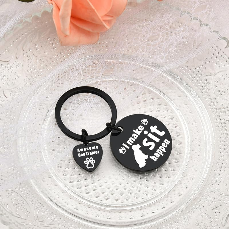 Dog Walker Thank You Gift - Keychain for Trainer, Sitter Appreciation - Birthday Gift Ideas for Dog Lovers image number 2