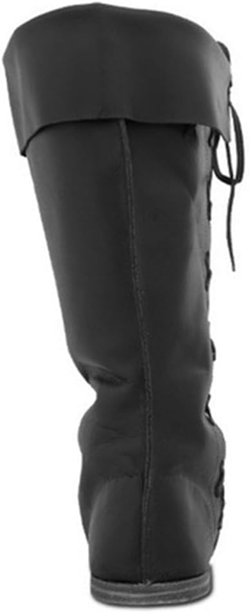 Medieval Pirate Boots for Men'S Renaissance Chic Distressed Boot Vintage Costume Accessories Viking Knight High Boots Pu Leather Western Cowboy Boots Cosplay(Us 5.5, Brown) image number 4