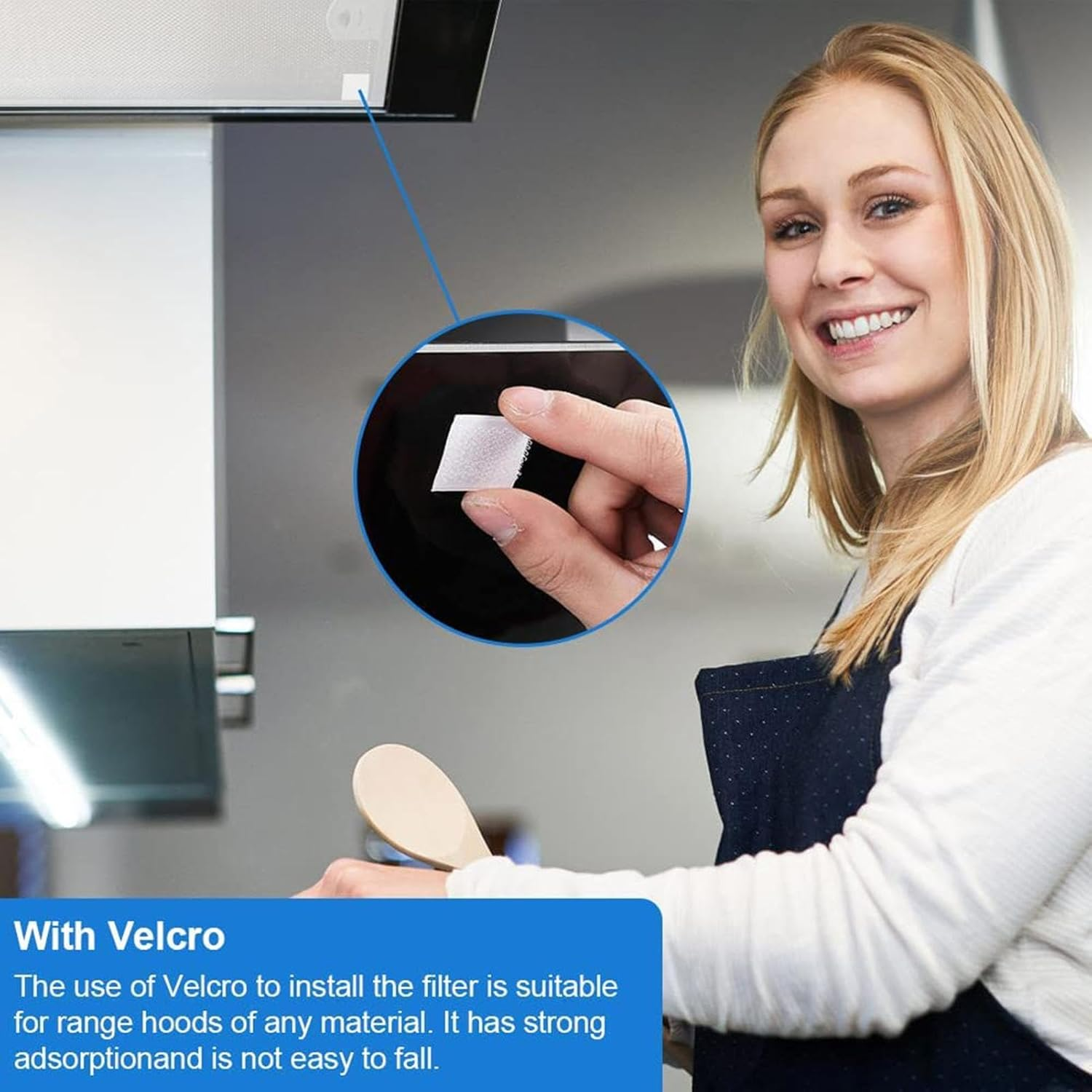 Vgvgaj Kitchen Range Hood Paper Range Hood Filter Roll Nonwoven Fabric Range to Absorb Oil and Filter with 8 Magnets Household Cleaning Supplies for Lampblack Width 46Cm 10M Length image number 3