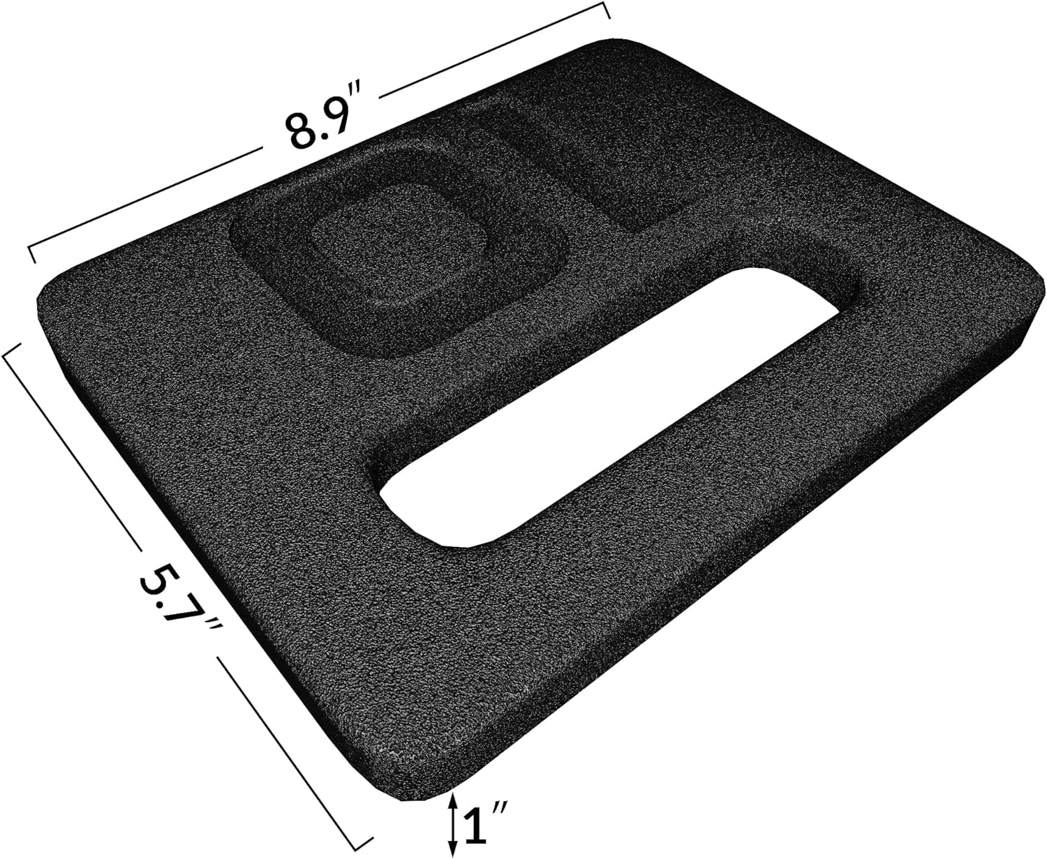 Signature Fitness Cast Iron Ruck Plate, Weighted Plate for Rucking, Swings, Squat, Strength Training, Fitness Workout, and Home Exercises, 10-Pound image number 1